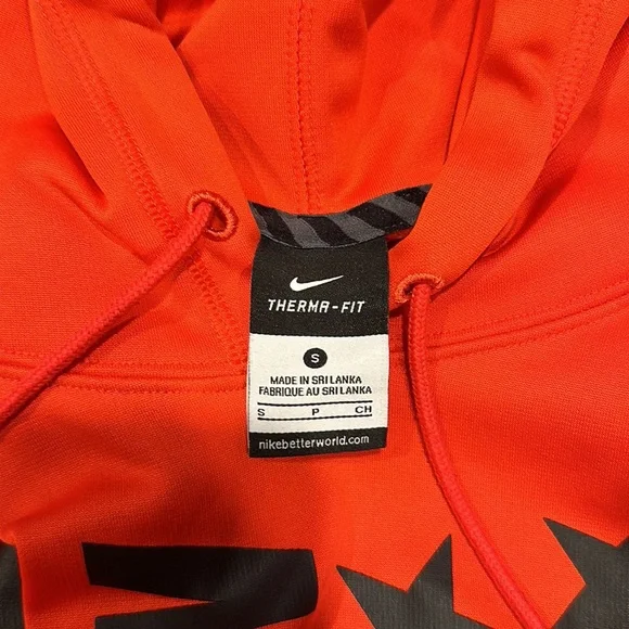 Orange Therma-Fit Nike Sweater - Picture 2 of 4